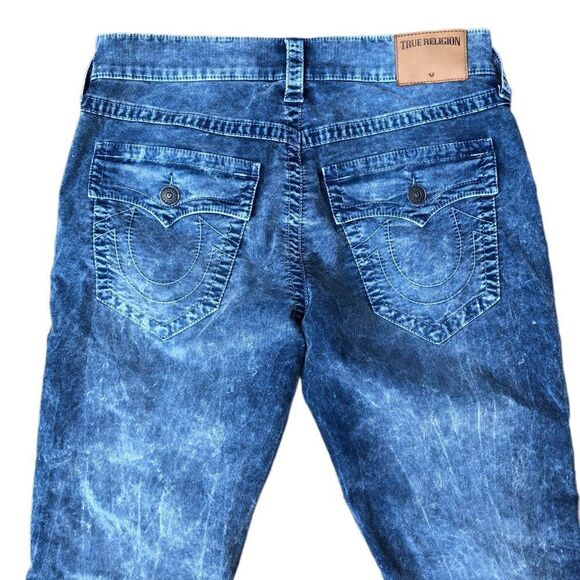 True Religion Jeans Size 32 GENO FLAP T Blue - Picture 8 of 9